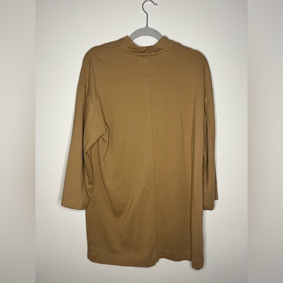 Old Navy Camel Brown Knit Boyfriend Blazer Cardigan 🧥 Size M - Picture 5 of 6